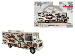 Food Truck – Graffiti Style Diecast 1:64 Scale Model – American Diorama AD70102