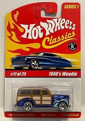 HW 1940’s WOODIE SPECTRAFLAME BLUE 2004 SERIES 1 CLASSICS #11