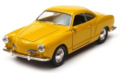 Welly Volkswagen Karmann Ghia Coupe Yellow 1:34 1:39 Scales Car US DUTIES PAID