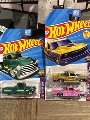 HW Layin’ Low Trucks. Lot Of 3. Patrica, Bounce’nBass ( 2 Colors )