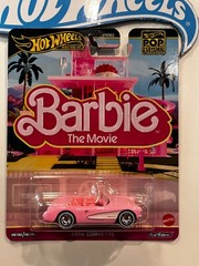 2025 HOT WHEELS PREMIUM POP CULTURE 1956 CORVETTE BARBIE THE MOVIE JBL79