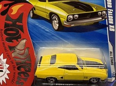 Hot Wheels 2010 ’73 Ford Falcon XB Yellow Diecast Car🔥Combined Shipping