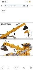 TEMI Engineering Crane, Kids Construction Truck Toys for 3-7 Years Old. Play toy