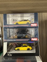 Hobby JAPAN 1:64 1997 Honda Civic Type R EK9 yellow with engine