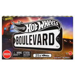 Hot Wheels Boulevard 25-Car Factory Set 2025, 25 Premium Die-Cast 1:64 Scale Car