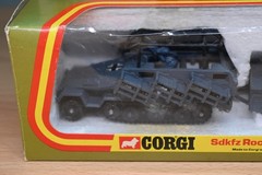 Corgi Toys #907 German Semi-Track Sdkfz Rocket Launcher