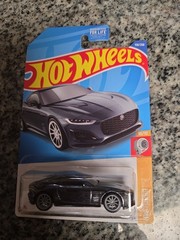 Hot Wheels 2021 Black 2020 Jaguar F-Type Super Treasure Hunt W/ Protector