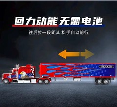 1:24 Diecast Vehicle for Peterbilt Heavy Truck 389 Model Truck Toy Sound Light