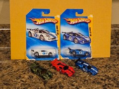 Hot Wheels Lot of 5 2009 Ford GT LM Variation ’09 Blue White Red Green