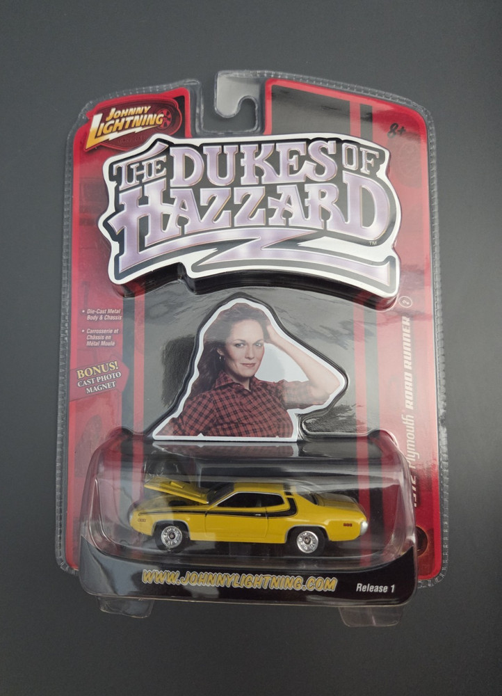 Johnny Lightning 1/64 Dukes of Hazzard 1972 Plymouth Road Runner Diecast