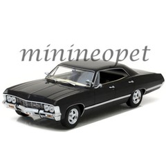 GREENLIGHT 1967 CHEVROLET IMPALA SPORT SEDAN 1/24 DIECAST TUXEDO BLACK 84035
