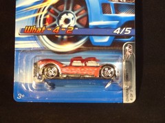 HW HOT WHEELS 06 CHROME BURNEZ #4/5 WHAT-4-2 (RED) HOTWHEELS VARIATION VHTF RARE