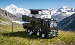 GCD 1/64 Arocs 8×8 Ultimate Expedition Truck GT Show Exclusive Black Sealed
