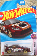2025 HOT WHEELS COMPACT KINGS #1/10 BROWN TOYOTA GR86 CUP