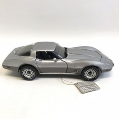 Franklin Mint B11ST57 1978 Silver Chevy Corvette Anniversary Edition w/ Box COA