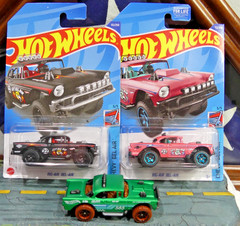 Hot Wheels CHEVY BIG-AIR BEL-AIR – 2 CARDED + 1 FROM MULTIPACK – SENSATIONAL!!!