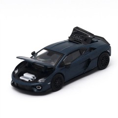 Trends Hobby TH 1:64 Temerario Matte Blue / Green Diecast Model Car