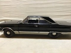 SATELLITE BLACK 1967 HEMI 426ci PLYMOUTH #50376F 1/18 HIGHWAY 61 FAIRFIELD MINT
