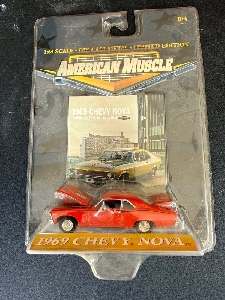 American Muscle 1969 Chevy Nova ERTL Collectibles 1:64 Scale,