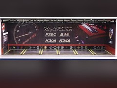 1:64 Honda Diorama parking With Led Light