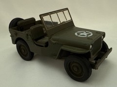 4 Inch Willys US ARMY 4×4 Utility Truck 1/33 Scale Diecast Metal Model