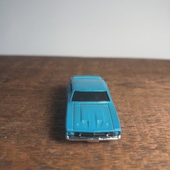 ’73 Ford Falcon XB Hot Wheels 2009 Flames Series Turquoise PR5 Rims 1:64 Loose
