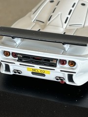 PALMA 1/43 McLaren F1 GTR Long tail 1997 Homologation White limited Model Car