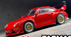 Tarmac 1/64 PORSCHE 911 (993) GT2 Diecast Model Car -RED-