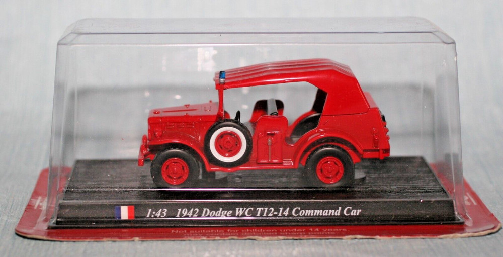 DEL PRADO 1:43 SCALE 1942 DODGE WC T12-14 COMMAND CAR FACTORY SEALED PACK