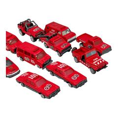 Vintage 10 Vehicle Lot Unbranded Fire Dept Brigade Cars Trucks Jeeps Vans China