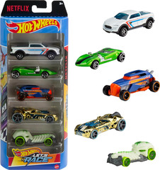 Hot Wheels Toy Cars & Trucks 5-Pack, Set of 5 Die-Cast Vehicles from the Animate
