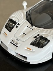 PALMA 1/43 McLaren F1 GTR Long tail 1997 Homologation White limited Model Car