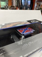 General Lee diecast 1:18 Scale classic black Dukes of Hazzard Vector rims nice