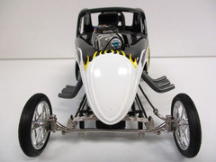 ACME – FIAT ALTERED DRAGSTER / DRAG CAR (BLACK / FLAMES) – 1/18 DIECAST