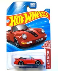 Hot Wheels Red Edition Porsche 911 Turbo Cabriolet