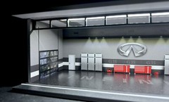 Infiniti G35 Theme FOR Hot Wheels 1:64 Model Diorama Garage LED Lighting!