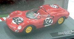 Altaya 1/43 Scale 30424A – Ferrari Dino 206 SP #482 Cesana-Sestriere 1965 – Red