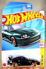 2024 Hot Wheels #232 HW: The 90s 8/10 TOYOTA SUPRA Dark Green w/Gold Pr5 Spokes