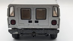 Maisto Hummer Hard Top 4×4 1:18 Scale Diecast Model Humvee Silver