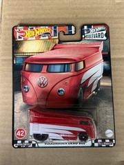 Hot Wheels Boulevard Volkswagen Drag Bus 1:67 Diecast Vehicle – Red #42