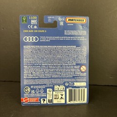2024 Matchbox Collectors METAL 11/20 1969 AUDI 100 COUPE S ~ BOX SHIPS FREE