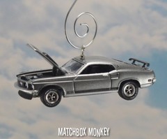 1969 Ford Mustang BOSS 429 1/64 Scale Custom Christmas Ornament Adorno John Wick
