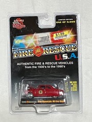 Racing Champions Fire Rescue USA Die-Cast 1950 Ford Coupe Iron Mountain, MI #5