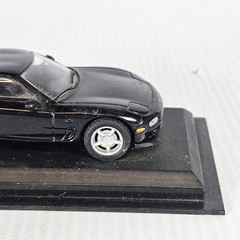 Del Prado Mazda RX7 61 Scale 1/43 Black Die-cast Turbo Sports Coupe Blister Pack