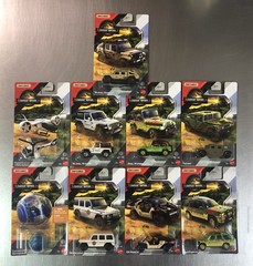 MATCHBOX 2025 JURASSIC WORLD REBIRTH SILVER SERIES GYROSPHERE RESCUE SET OF 9