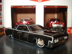 1964 LINCOLN LIMITE EDITION 1/64 M2 1960’S LOWERED LINCOLN CRUISER BLACK/ BLACK