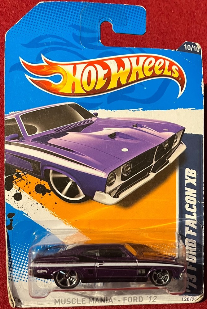 HOT WHEELS MUSCLE MANIA ’73 FORD FALCON XB PURPLE 120/247. SEE COMBINED OFFERS!