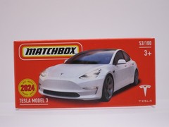 Matchbox Tesla Model 3 White – Powergrab 53/100 2024 – HVP62 DNK70
