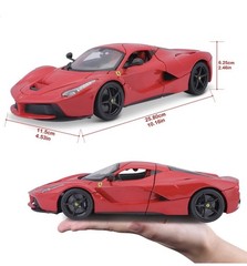 La Ferrari 1:18 Maisto Diecast Special Edition Red Model Car with Stand