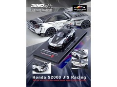 HONDA S2000 RHD “J’S RACING” CHROME SILVER 1/64 INNO MODELS IN64-S2000JS-TASHK25